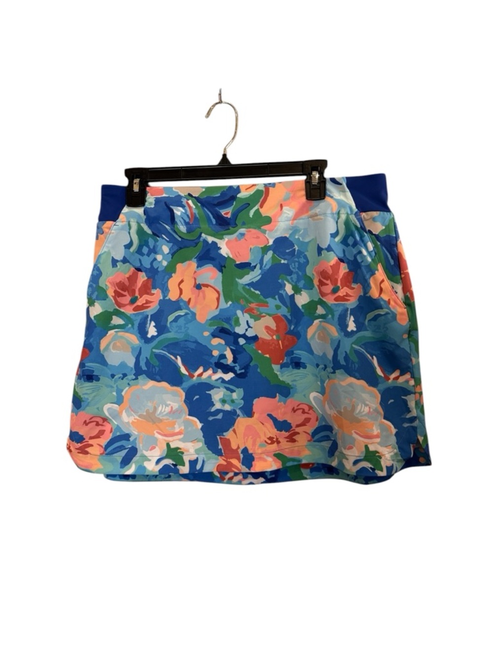 Walter Hagen Performance Women’s Blue Floral Mini Golf Athletic Skort Sz L